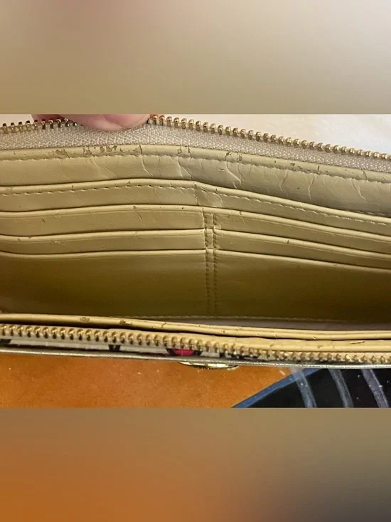 Vintage Coach Poppy Kyra Floral Graffiti Sateen Wallet Wristlet Y2K Rare - Picture 10 of 16